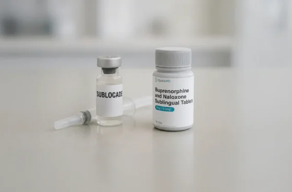 Sublocade injectable buprenorphine vial and buprenorphine-naloxone sublingual tablets